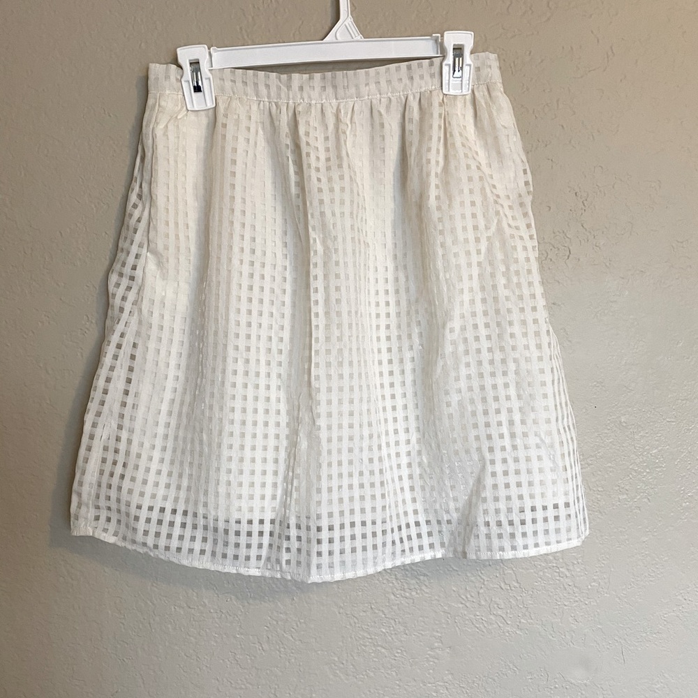 Maison Jules White Skirt
